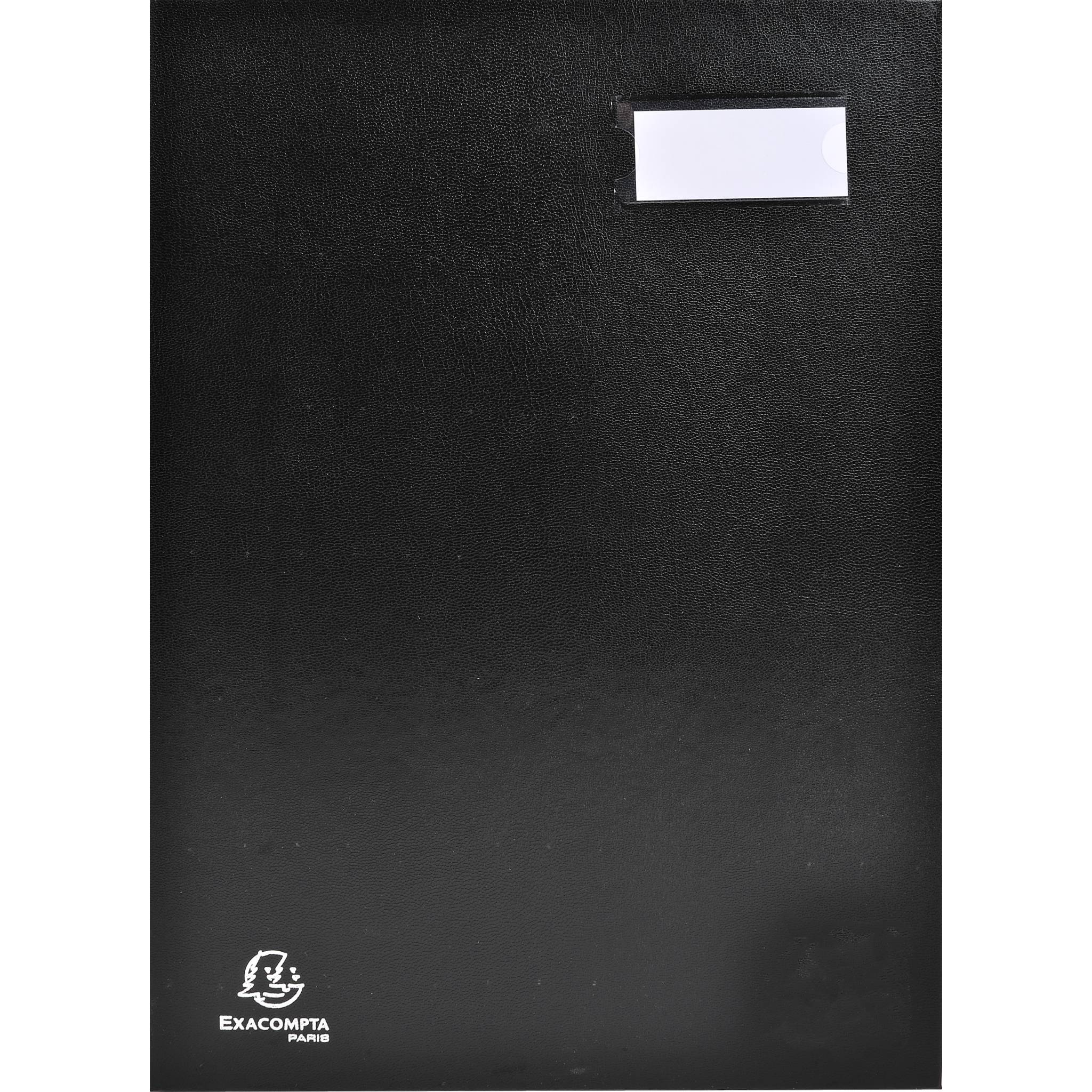 Exacompta Unterschriftenmappe Direktion, 18 Fächer, 24x32cm - Schwarz - 24181E