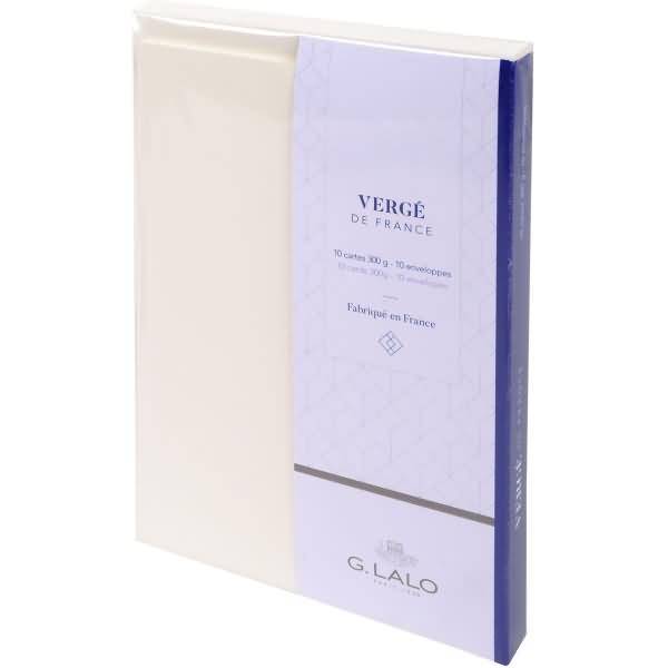 Karten & Umschläge Verge C6 VE=10 Stück weiß