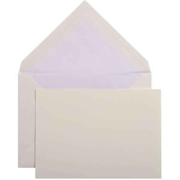 Karten & Umschläge Verge C6 VE=10 Stück weiß