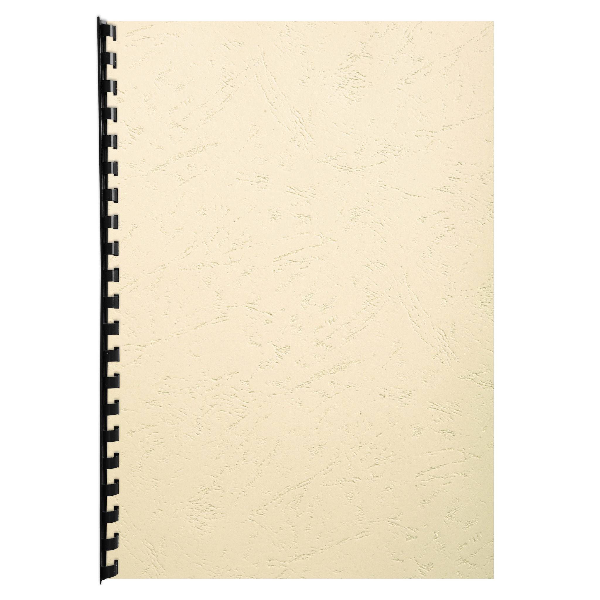 Exacompta 100er Einbanddeckel Evercover 270g/qm Lederprägung A4 Elfenbein 2780C