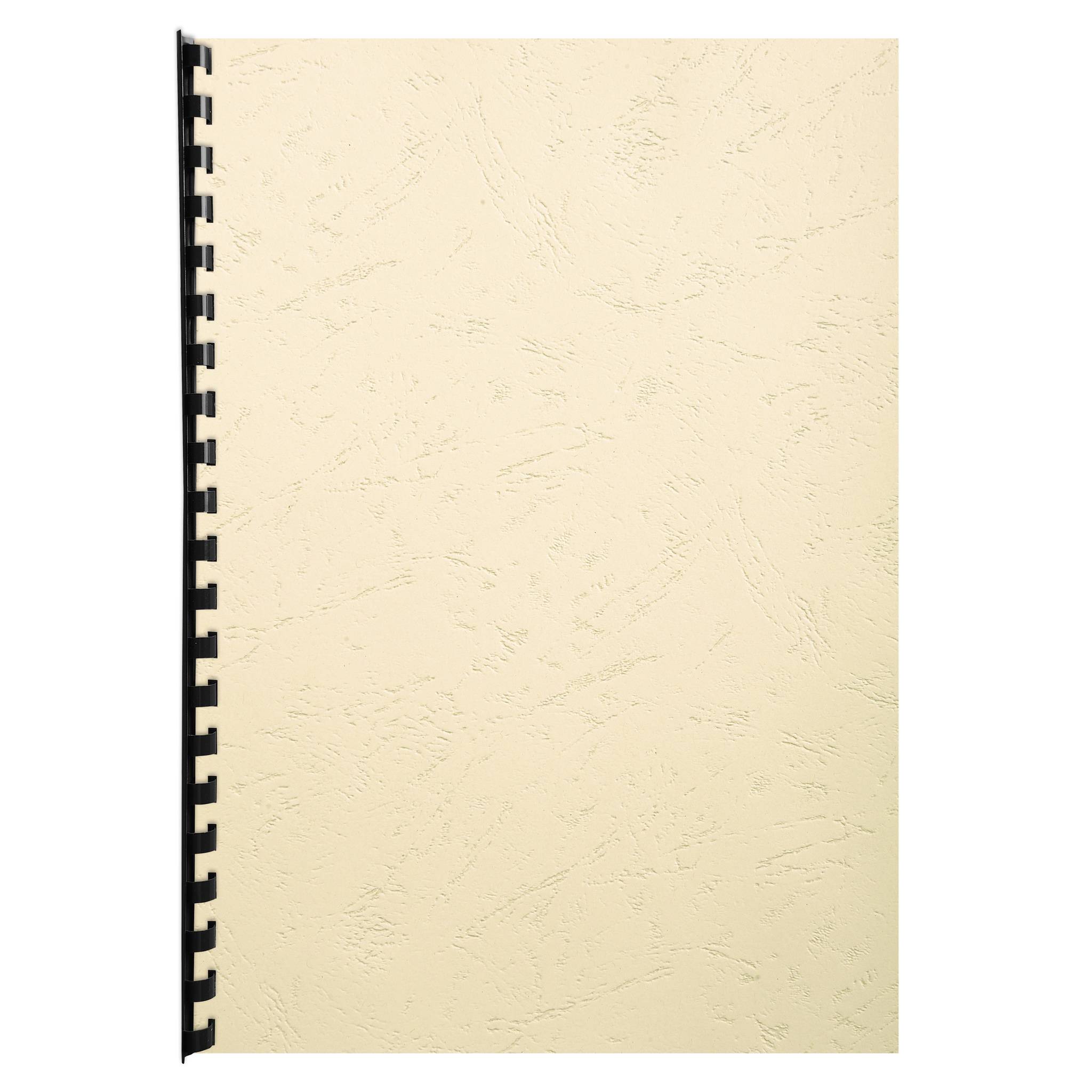 Exacompta 100er Einbanddeckel Evercover 270g/qm Lederprägung A4 Elfenbein 2780C