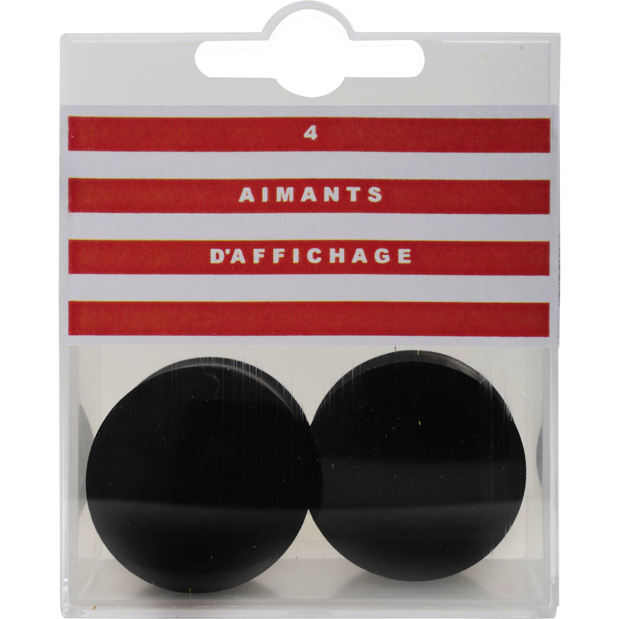 Exacompta Schachtel mit 4 Stück Magnete, Ø32mm - Schwarz - 32001E