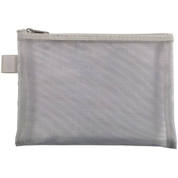 Reißverschlusstasche A6 silber