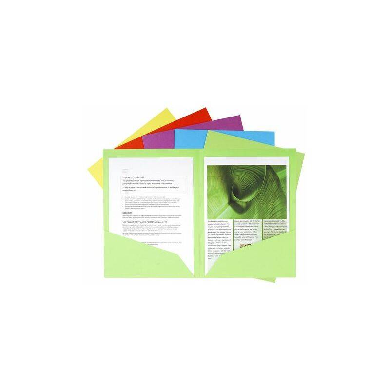 EXACOMPTA Aktenmappe ROCK'S, DIN A4, farbig sortiert