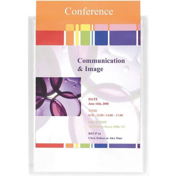 Präsentationsmappe Krea Cover A4 PP weiß