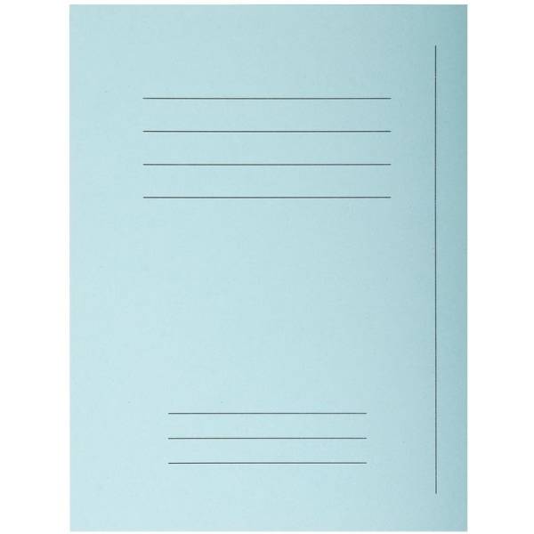 Aktendeckel Foldyne A4 mit Beschriftungsfeld 250g VE=50 Stück hellblau