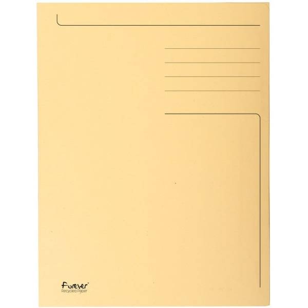 Aktenmappe A4 280 g/qm Karton sand