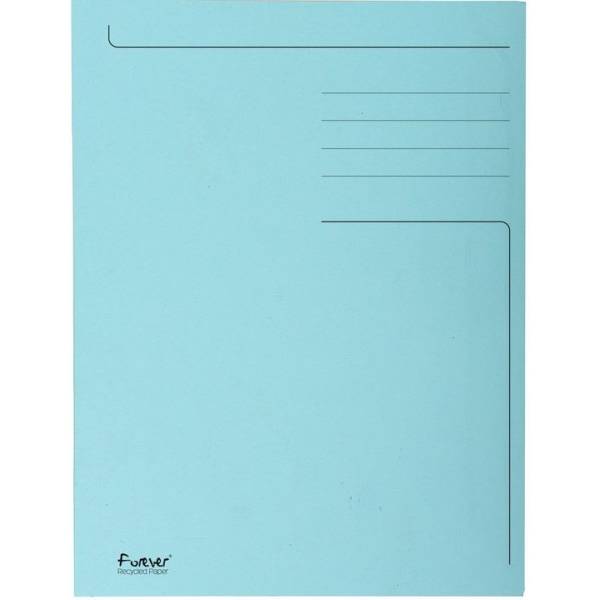 Aktenmappe A4 280 g/qm Karton pastellblau