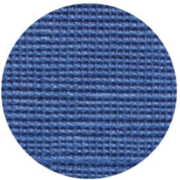 Bewerbungsmappe 3-teilig 2 Klemmen Leinenstruktur blau