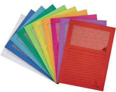 Exacompta Fenstermappe Forever 50100E A4 sortiert 100 St./Pack.