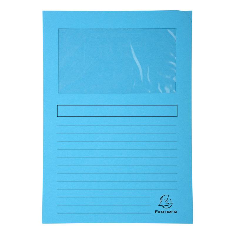 EXACOMPTA Sichtmappe FOREVER, DIN A4, 130 g/qm, hellblau