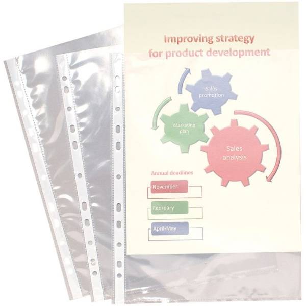 Prospekthüllen A4 PP 60my glasklar VE=10 Stück