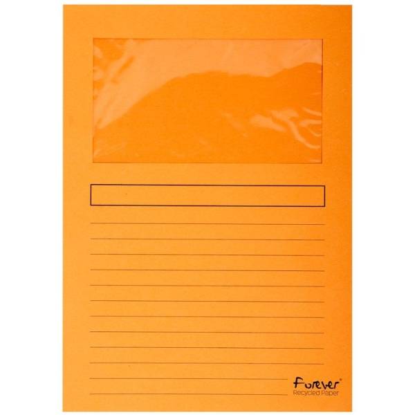 Sichtmappen Forever A4 VE=25 Stück orange