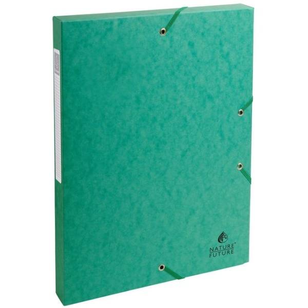 Sammelbox A4 30mm Manila-Karton grün