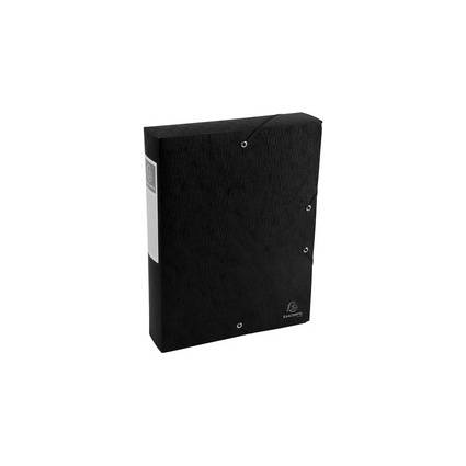 EXACOMPTA Archivbox EXABOX, Manila-Karton, 60 mm, schwarz