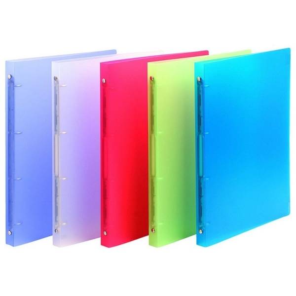 Ringbuch Chromaline A4 PP 30mm 4 Ringe 30mm farbig sortiert
