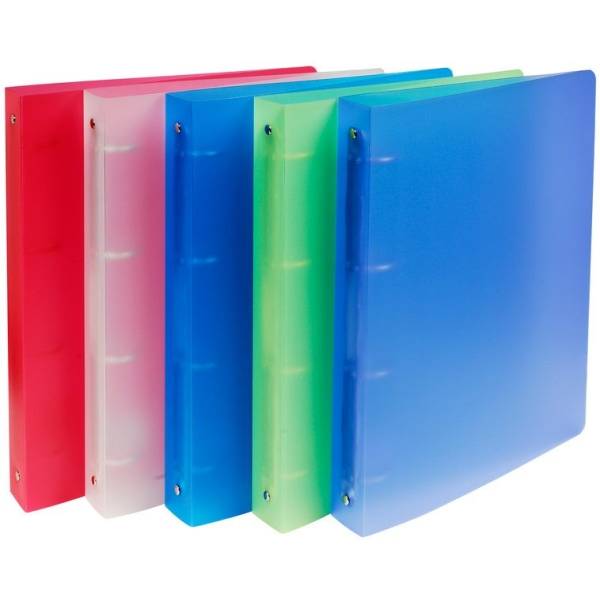 Ringbuch Chromaline A4 PP 30mm 4 Ringe farbig sortiert