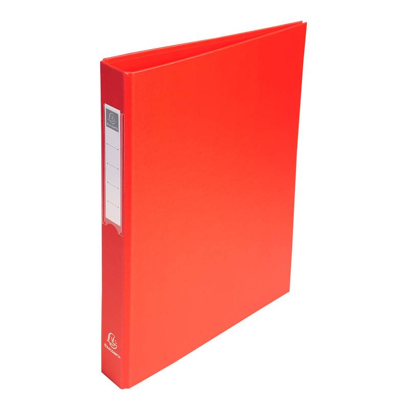 EXACOMPTA Ringbuch PP, 4-Ring-Mechanik, DIN A4, rot
