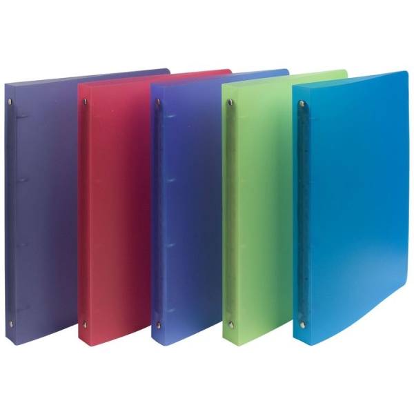 Ringbuch Chromaline A4 PP 20mm 4 Ringe farbig sortiert