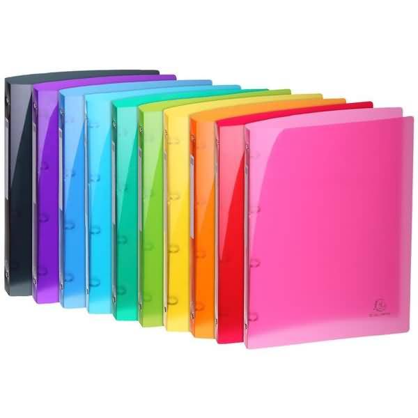Ringbuch Iderama A4 PP 20mm 4 Ringe farbig sortiert