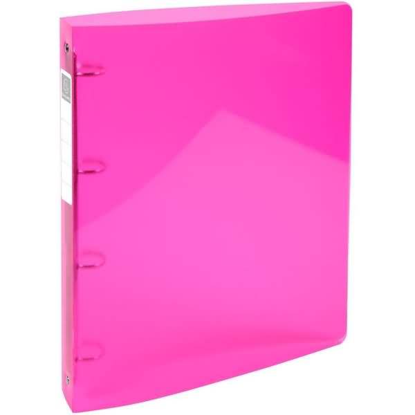 Ringbuch Iderama A4 PP 30mm 4 Ringe rosa