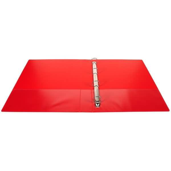 Präsentationsringbuch Kreacover A4+ 25mm 4 Ringe rot