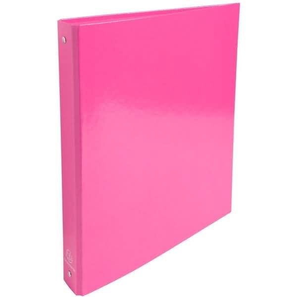 Ringbuch Iderama A4 Pappe 4 Ringe 30mm rosa