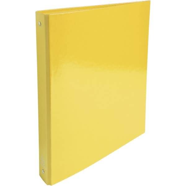 Ringbuch Iderama A4 Pappe 4 Ringe 30mm gelb