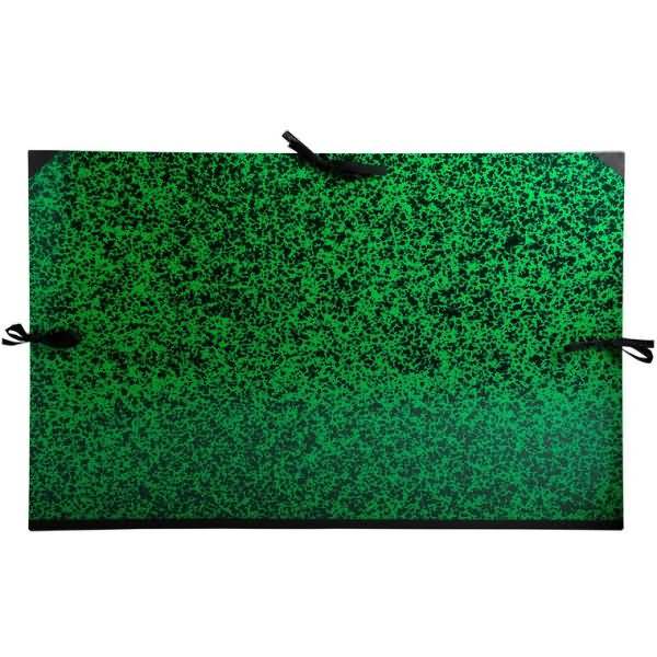 Zeichenmappe Annonay 80x120 mit Bändern grün