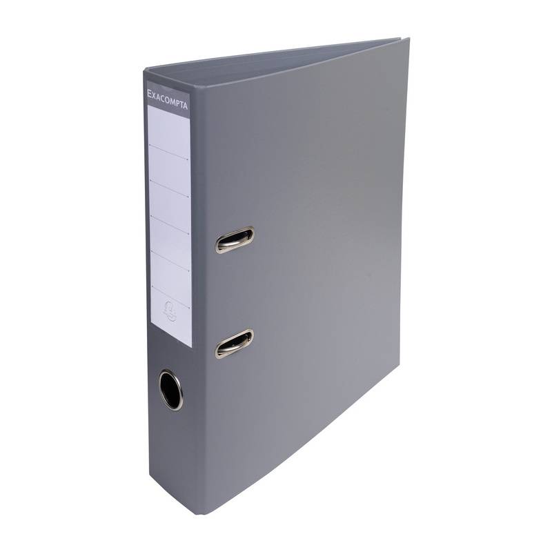 EXACOMPTA PVC-Ordner Premium, DIN A4, 70 mm, dunkelgrau