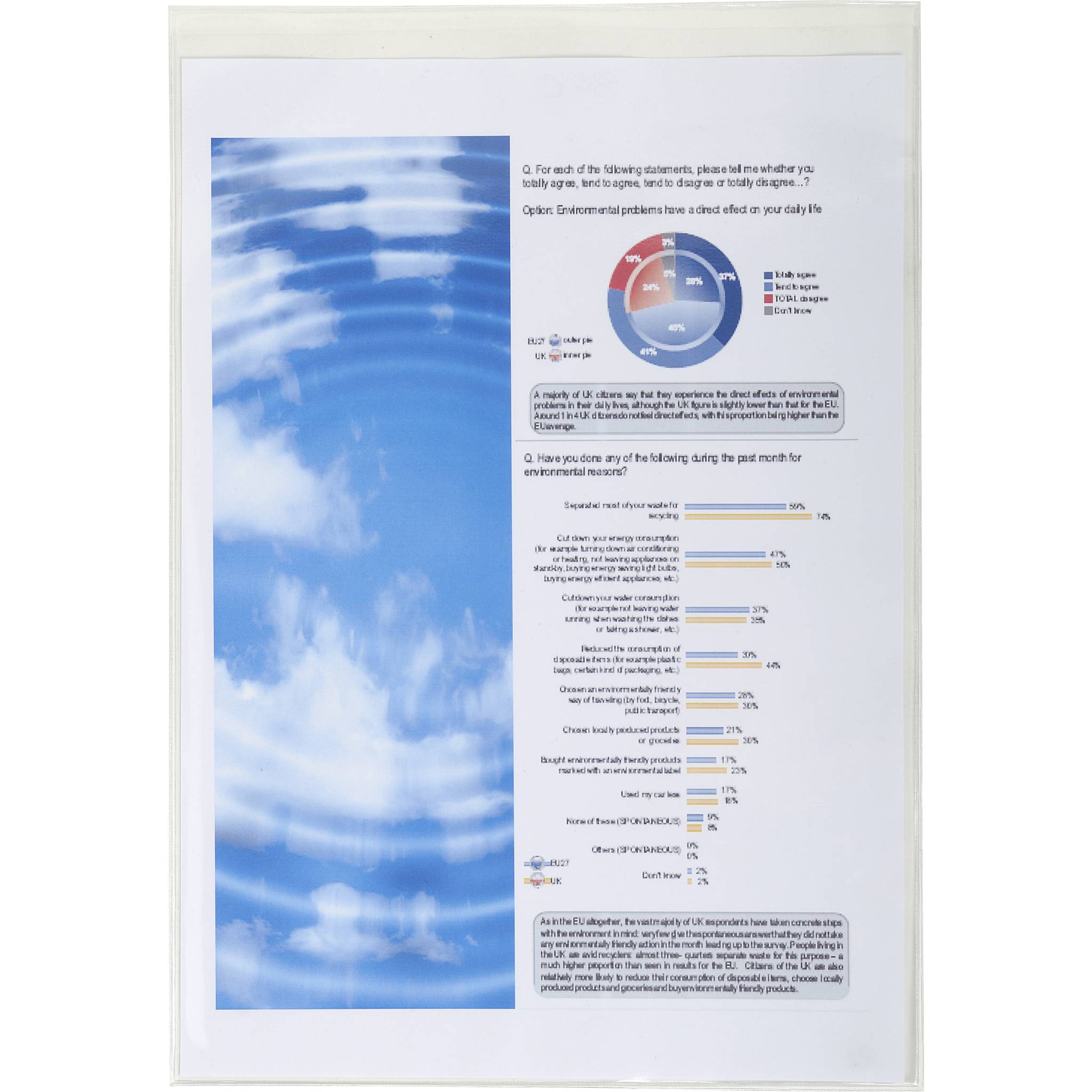 Exacompta 10x Dokumentschutzhüllen A4 PVC glatt 200µ Kristall 5382E