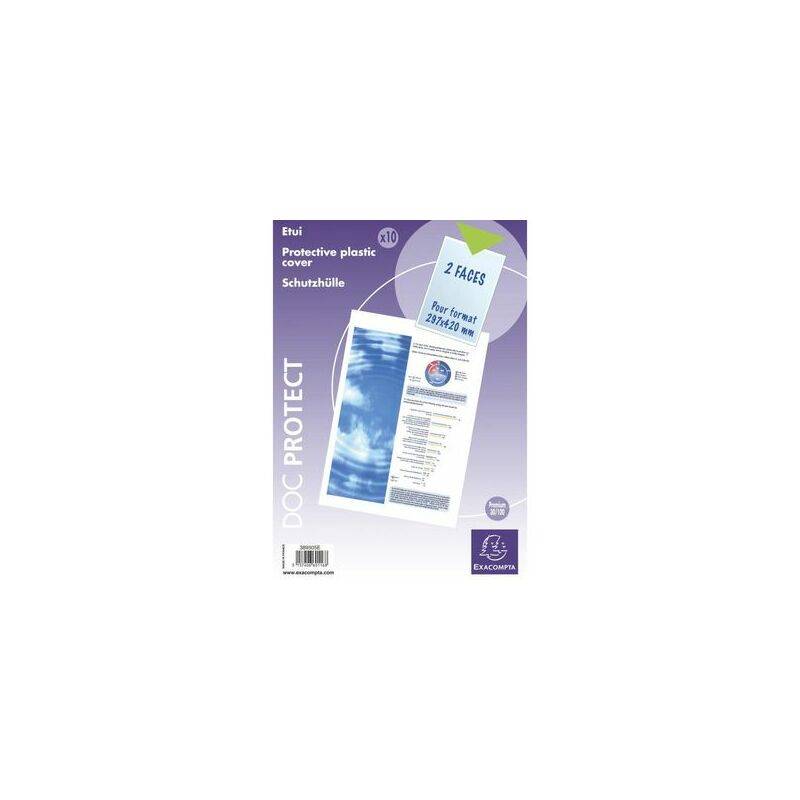 EXACOMPTA Ausweishülle, PVC, 1-fach, 0,20 mm, 88 x 132 mm