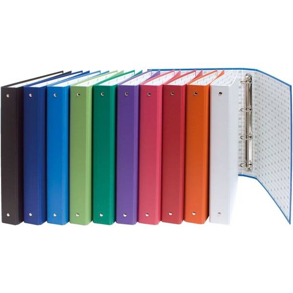 Ringbuch A4 PP 15mm 2 Ringe farbig sortiert