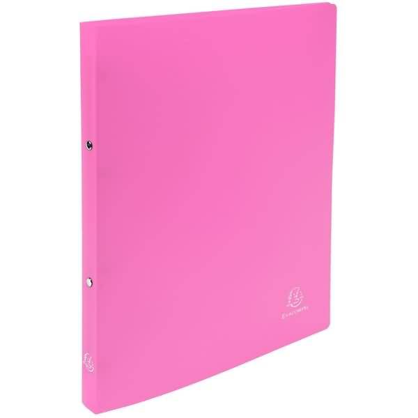Ringbuch Uni A4 PP 2 Ringe 15mm rosa