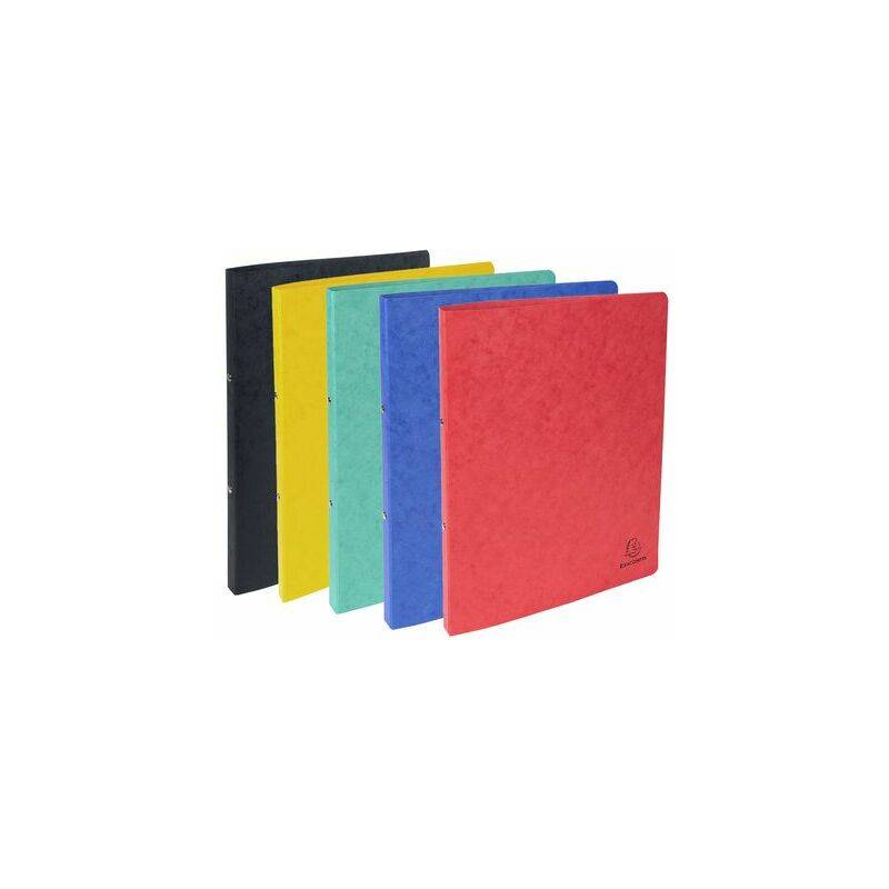 EXACOMPTA Ringbuch Karton, 2-Ring-Mechanik, DIN A4, gelb