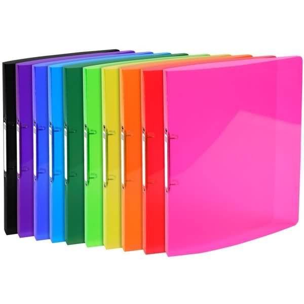 Ringbuch Iderama A4 PP 20mm 2 Ringe farbig sortiert