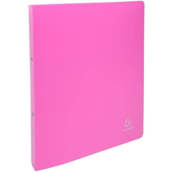 Ringbuch Uni A4 Maxi PP 2 Ringe 30mm rosa
