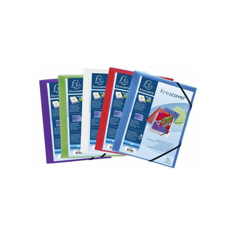 EXACOMPTA Eckspannermappe Kreacover, DIN A4, PP