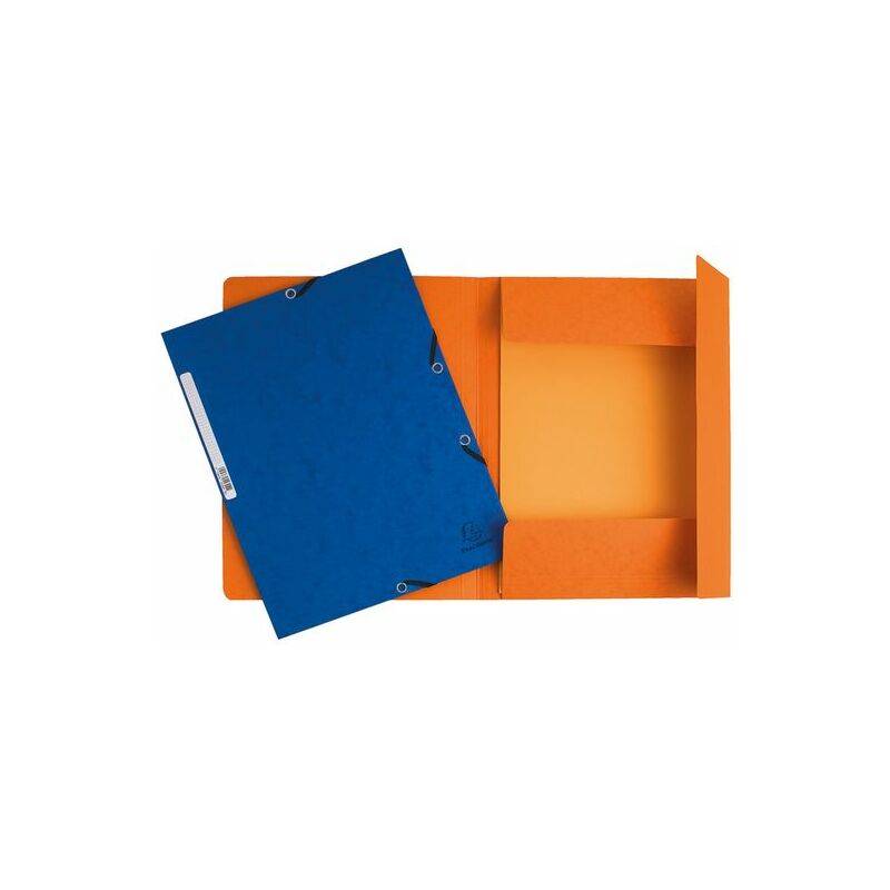 EXACOMPTA Eckspannermappe, DIN A4, aus Karton, sortiert