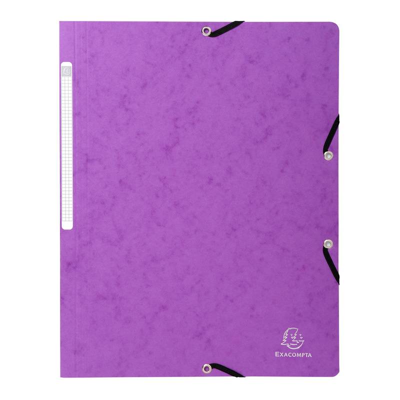 EXACOMPTA Eckspannermappe, DIN A4, Karton, fuchsia