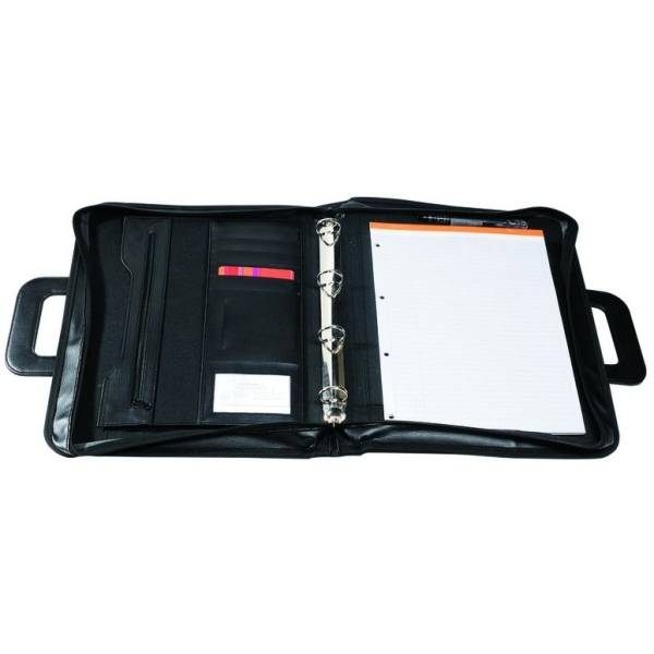 Konferenzmappe Exafolder A4 4 Ringe Kunststoff schwarz