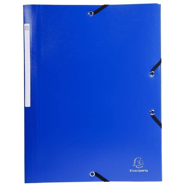 Eckspannmappe A4 PP 500my dunkelblau