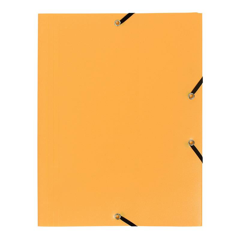 EXACOMPTA Eckspannermappe Opaque Eco, DIN A4, PP, gelb