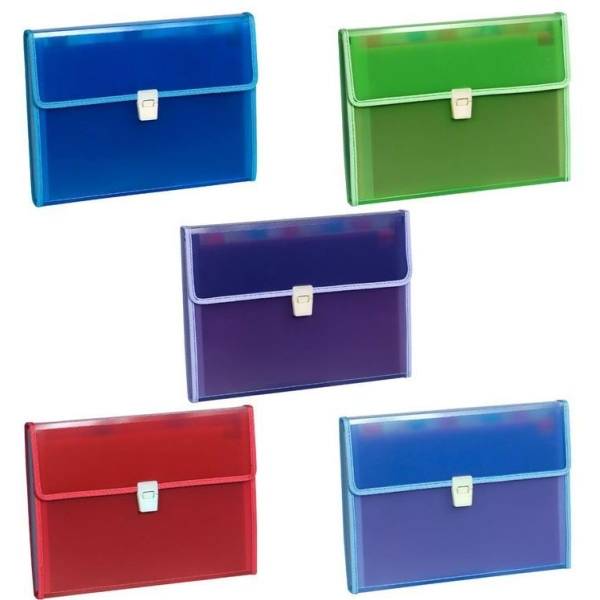 Fächermappe A4 13 Fächer farbig sortiert