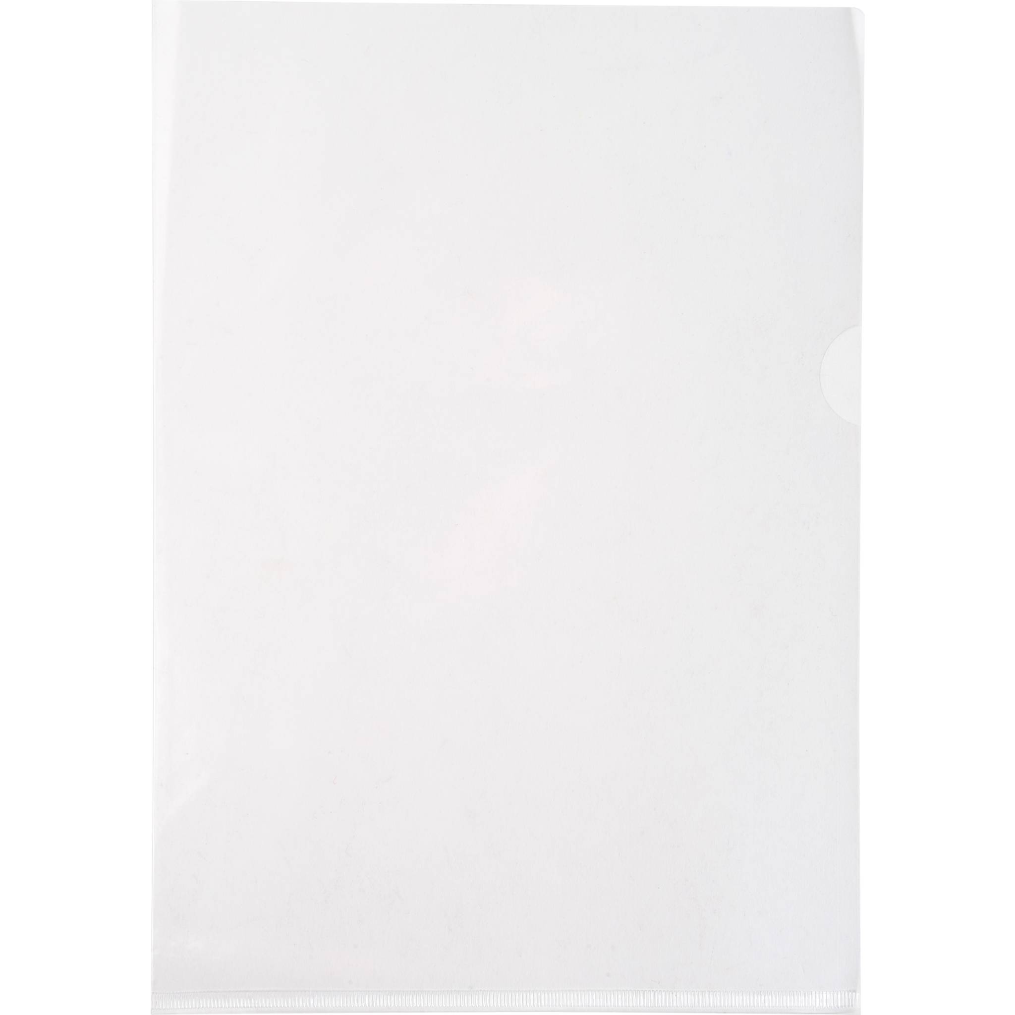 Exacompta 100x Aktensichthüllen glattem PP 120µ,DIN A4, Kristall, 56111E