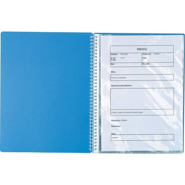 Sichtbuch Exaring A4 30 Hüllen farbig sortiert