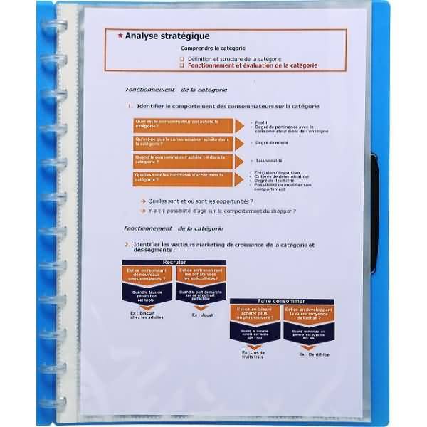 Ersatzhüllen für Sichtbuch Exaring A4 kristall transparent VE=20 Stück