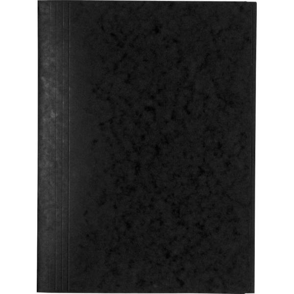 Aktenmappe mit 3 Klappen für A4 schwarz