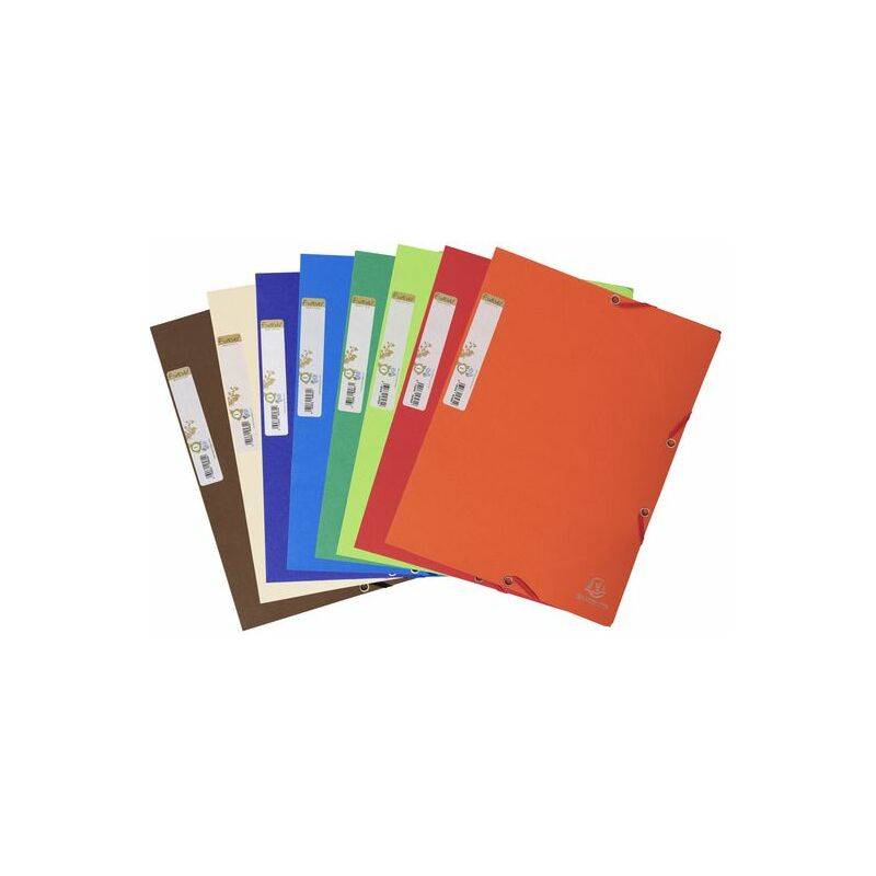 EXACOMPTA Eckspannermappe FOREVER, DIN A4, farbig sortiert