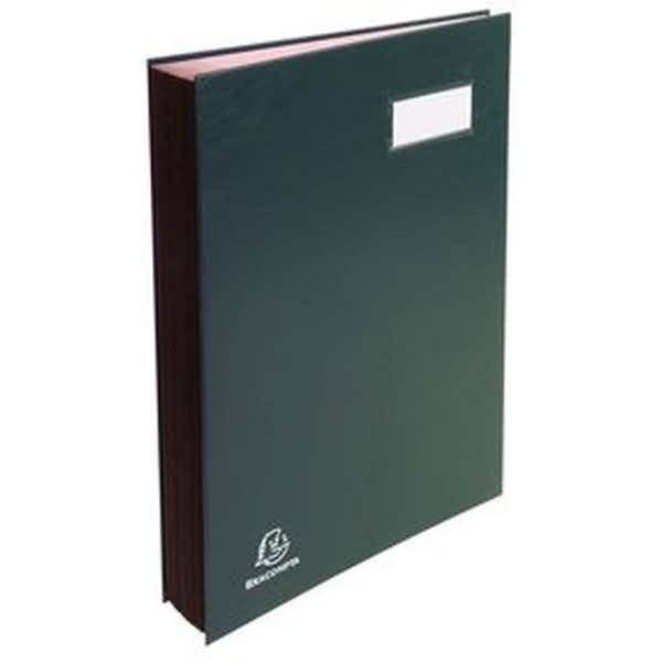 Unterschriftenmappe Klassik A4 20 Fächer grün